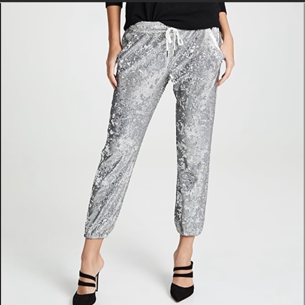 Sequin Joggers-David Lerner